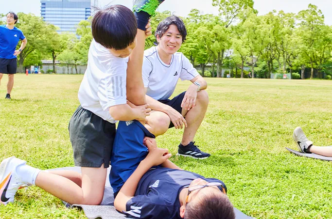 ケガをしない体づくりができる